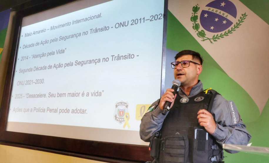 PPPR participa da campanha Maio Amarelo com ações de conscientização