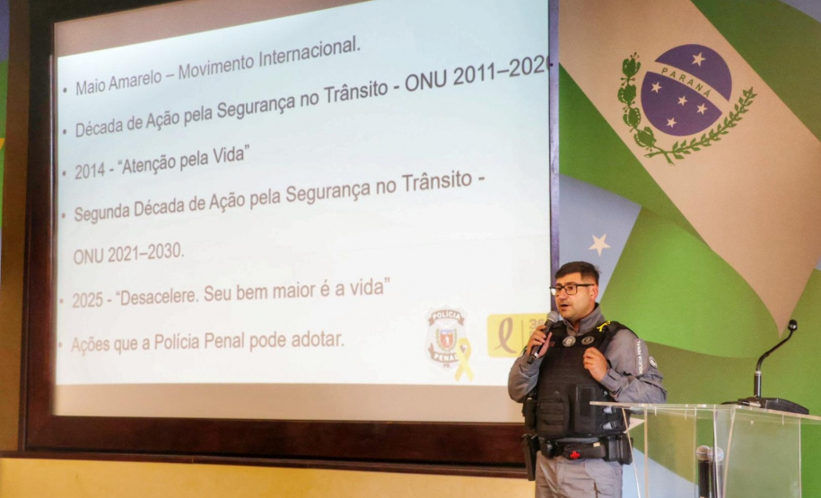 PPPR participa da campanha Maio Amarelo com ações de conscientização