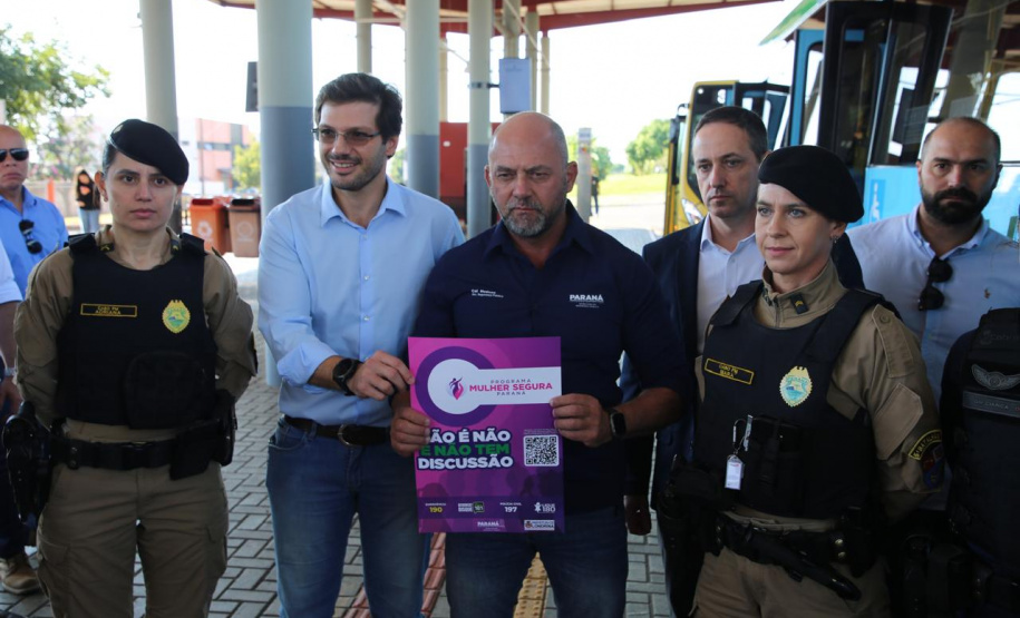 Projeto Mulher Segura é reforçado com ação no transporte coletivo de Londrina