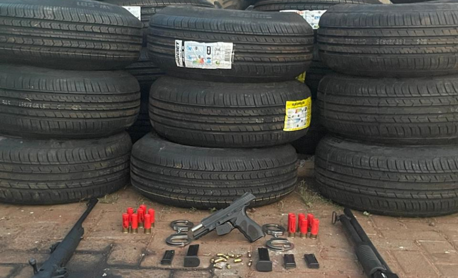 BPFron e NEPOM/PF apreendem três armas de fogo em Francisco Alves