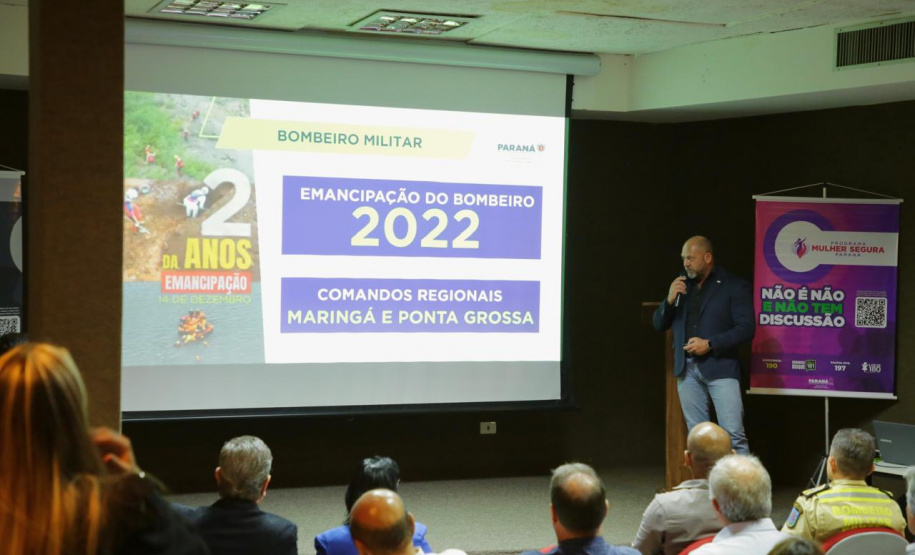 Secretário da Segurança Pública ministra palestra sobre segurança pública em Londrina