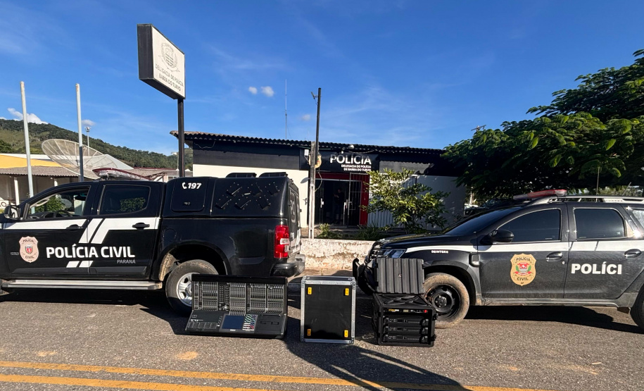 PCPR e PCSP recuperam equipamentos avaliados em R$ 375 mil em Campina Grande do Sul