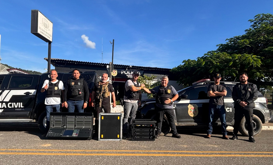 PCPR e PCSP recuperam equipamentos avaliados em R$ 375 mil em Campina Grande do Sul