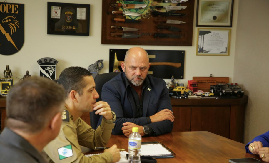 Secretário Hudson recebe prefeita de Astorga Suzie Pucillo