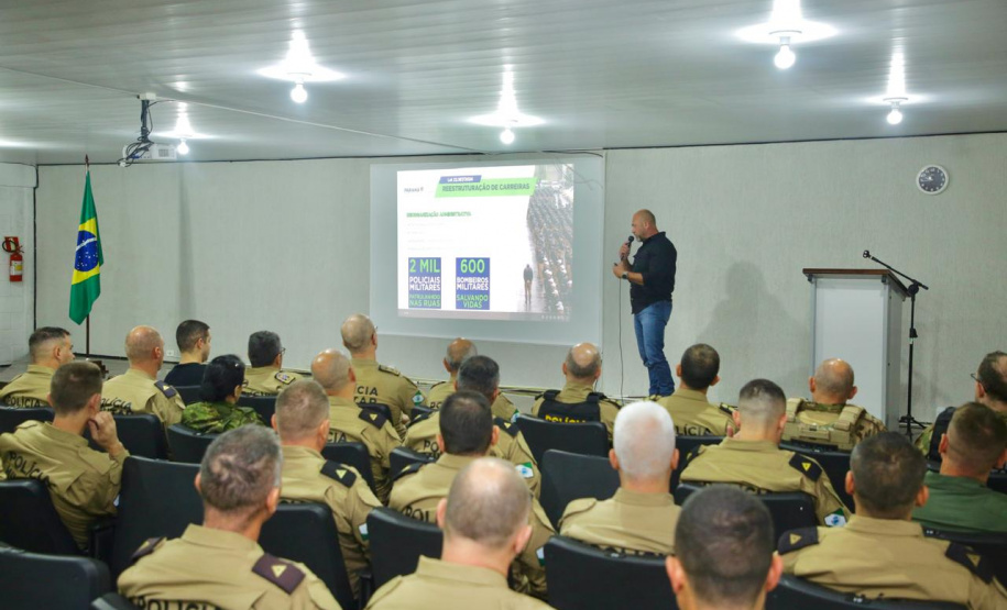 Solenidade marca início do Curso de Habilitação de Oficiais Especialistas da PMPR