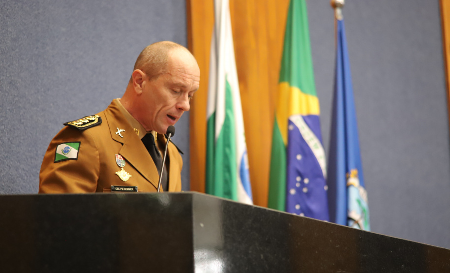 PMPR promove solenidade que marca passagem de comando no 6° CRPM