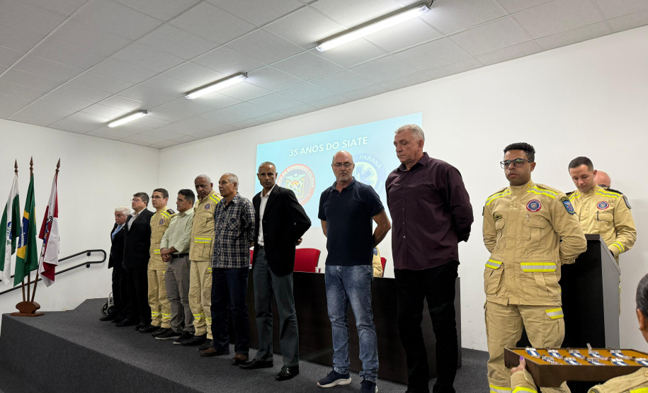 Siate comemora 35 anos com solenidade e entrega de medalhas