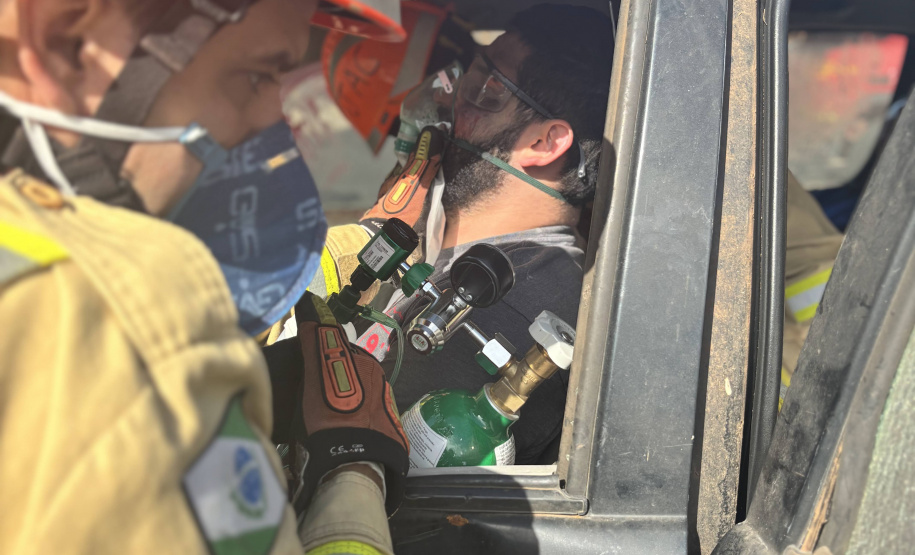 Simulado de Acidente com Múltiplas Vítimas reforça ações do Maio Amarelo em Jacarezinho