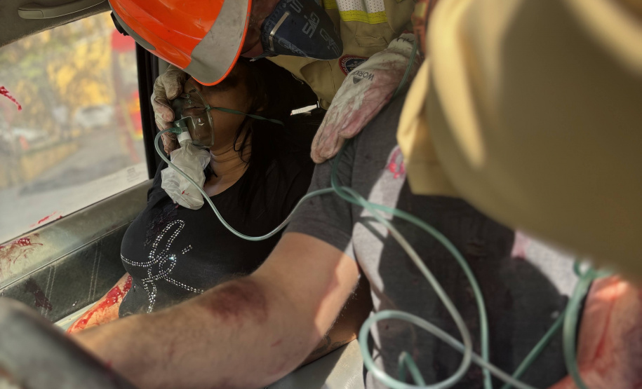 Simulado de Acidente com Múltiplas Vítimas reforça ações do Maio Amarelo em Jacarezinho