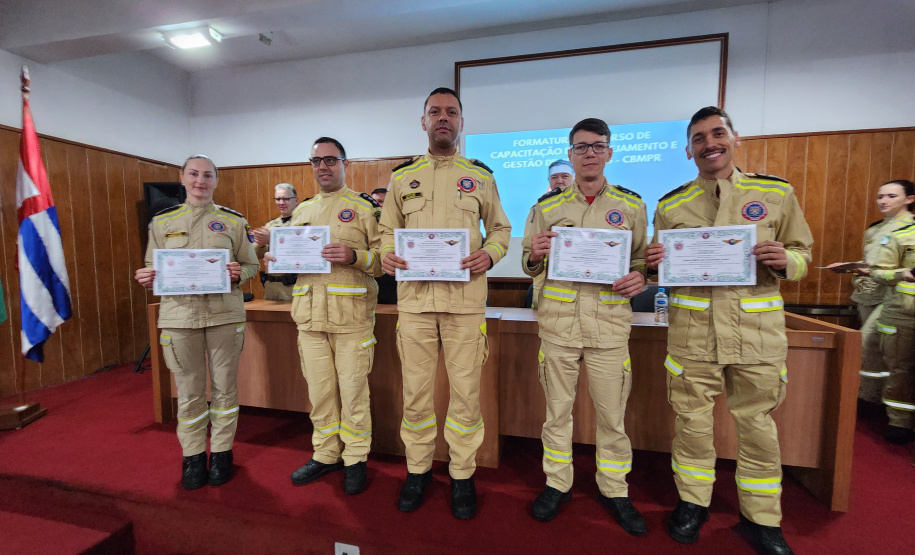 CBMPR conclui 1º Curso de Capacitação em Planejamento e Gestão de Projetos