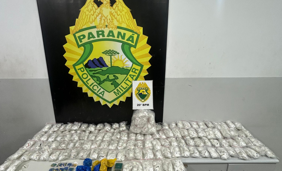 PMPR apreende 4,9 quilos de cocaína no bairro Cajuru