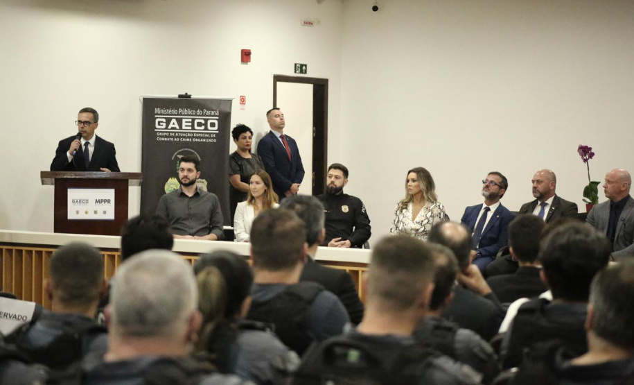 Combate ao crime: Estado fornece policiais para novo Gaeco em Umuarama