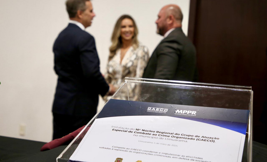 Combate ao crime: Estado fornece policiais para novo Gaeco em Umuarama
