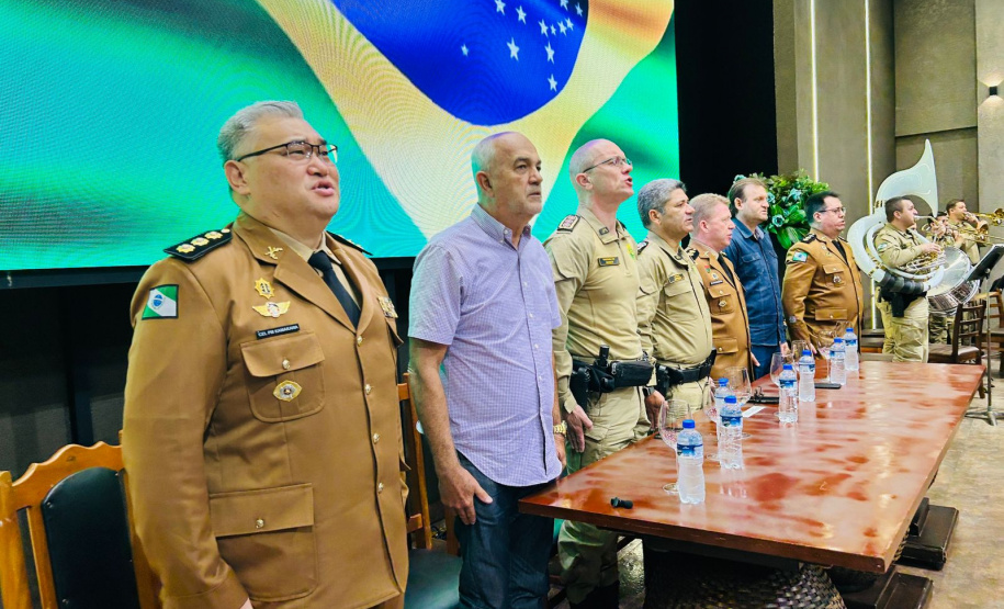 PMPR realiza solenidade de passagem de comando do 7º BPM em Cruzeiro do Oeste