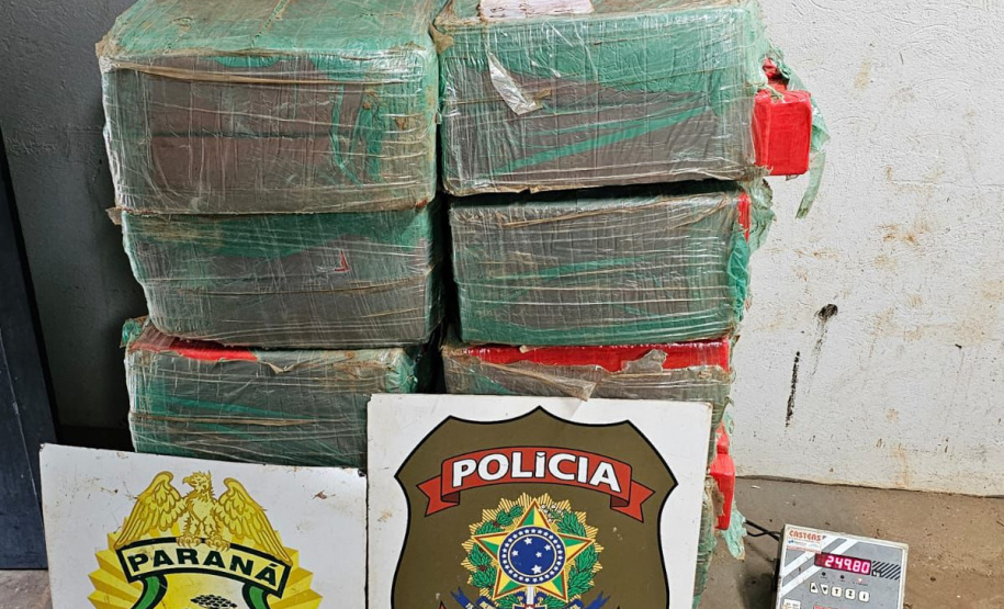 PMPR apreende mais de duzentos quilos de maconha em Foz do Iguaçu