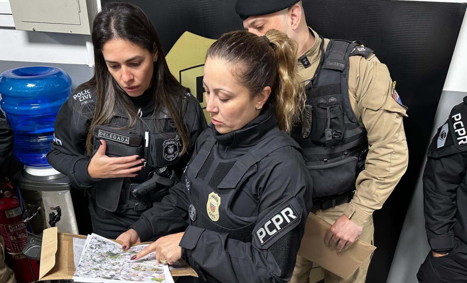 Forças de segurança deflagram operação contra o tráfico de drogas em Curitiba