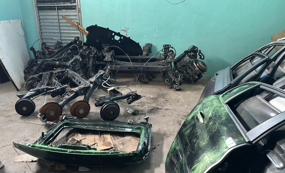 PCPR apreende dezenas de peças veiculares durante ação em Curitiba