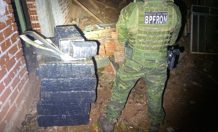 Ação entre PMPR, PCPR e PF apreende meia tonelada de maconha em Foz do Iguaçu