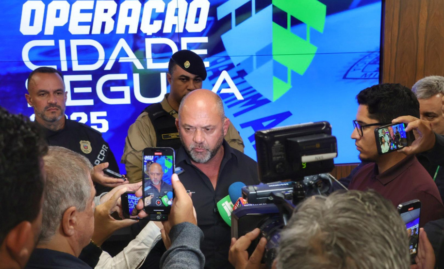 Secretário Hudson participa de reunião da Operação Cidade Segura em Paranaguá