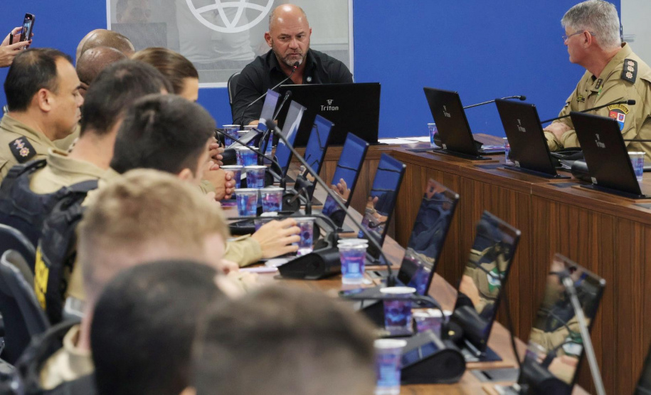 Secretário Hudson participa de reunião da Operação Cidade Segura em Paranaguá