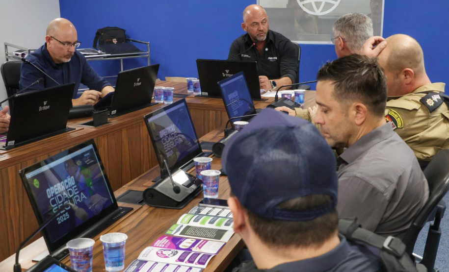 Secretário Hudson participa de reunião da Operação Cidade Segura em Paranaguá