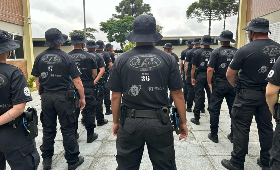 PCPR inicia primeira edição do curso de operações policiais com cães