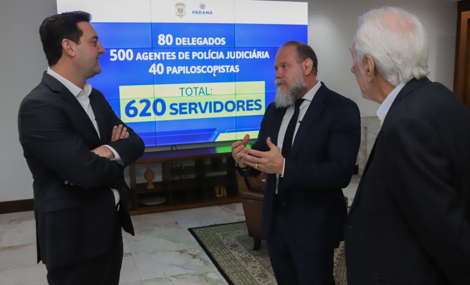 Ratinho Junior anuncia contratação de 620 policiais para reforçar o quadro da Polícia Civil