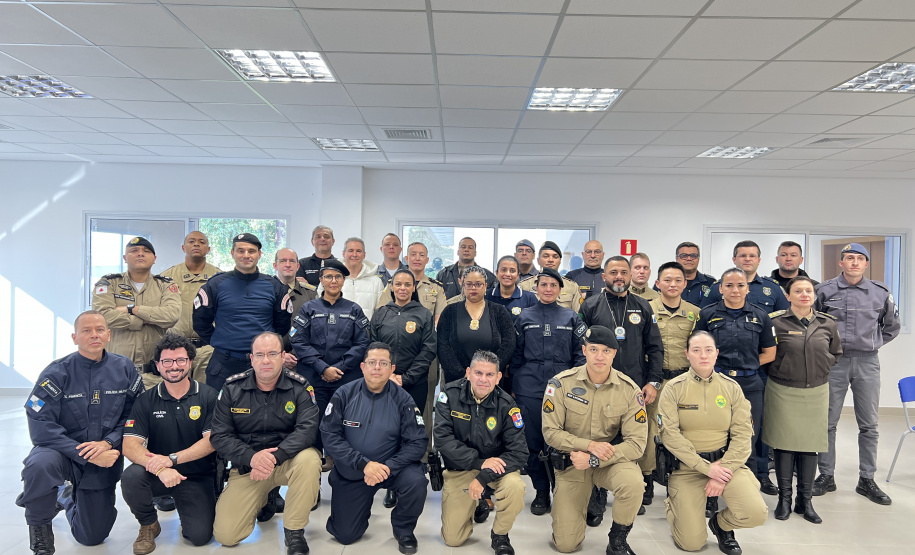 PMPR sedia curso de polícia comunitária aplicada com profissionais de segurança de todo o Brasil