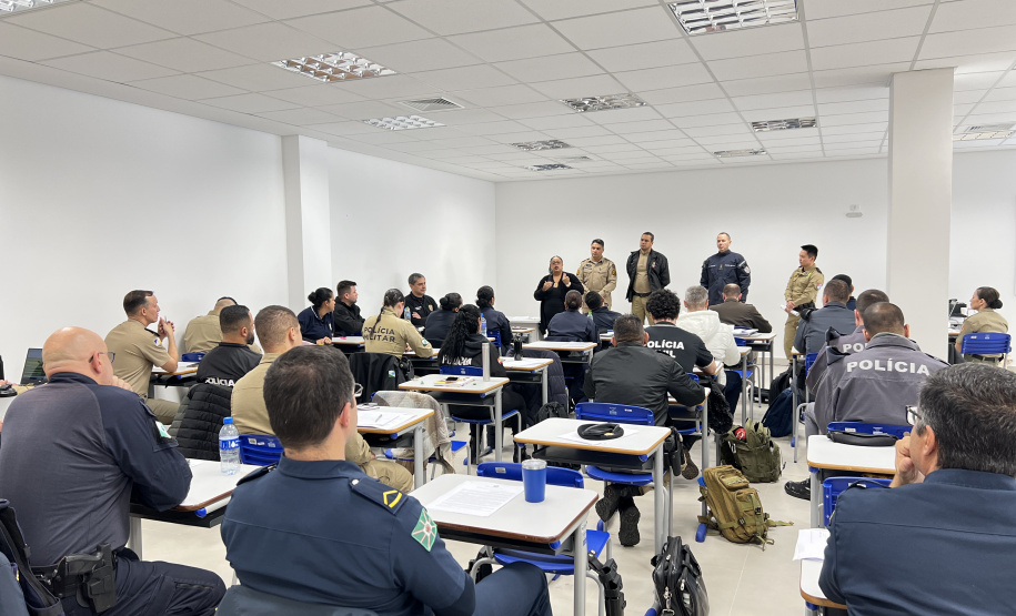 PMPR sedia curso de polícia comunitária aplicada com profissionais de segurança de todo o Brasil