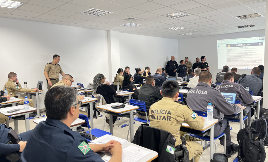 PMPR sedia curso de polícia comunitária aplicada com profissionais de segurança de todo o Brasil