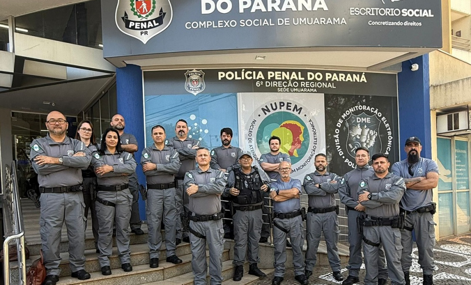 Junho Vermelho: policiais penais e servidores terceirizados aderem à campanha e realizam doação de sangue em Umuarama
