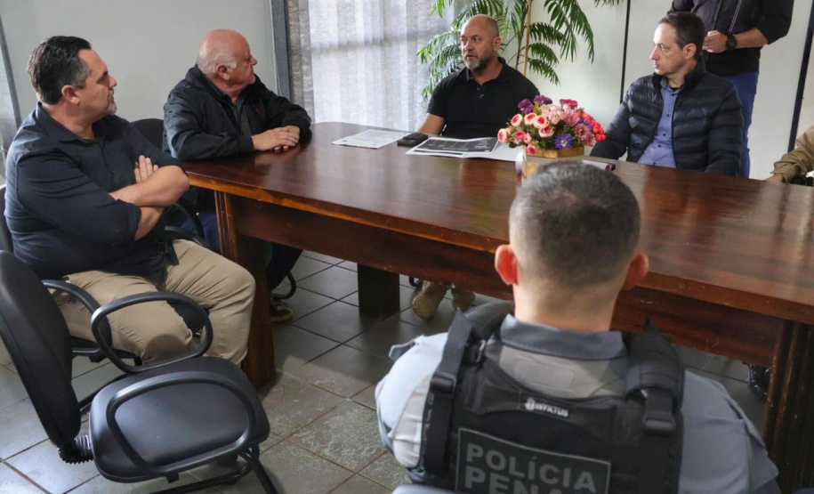 Secretário da Segurança visita Laranjeiras do Sul, Cantagalo e Pinhão