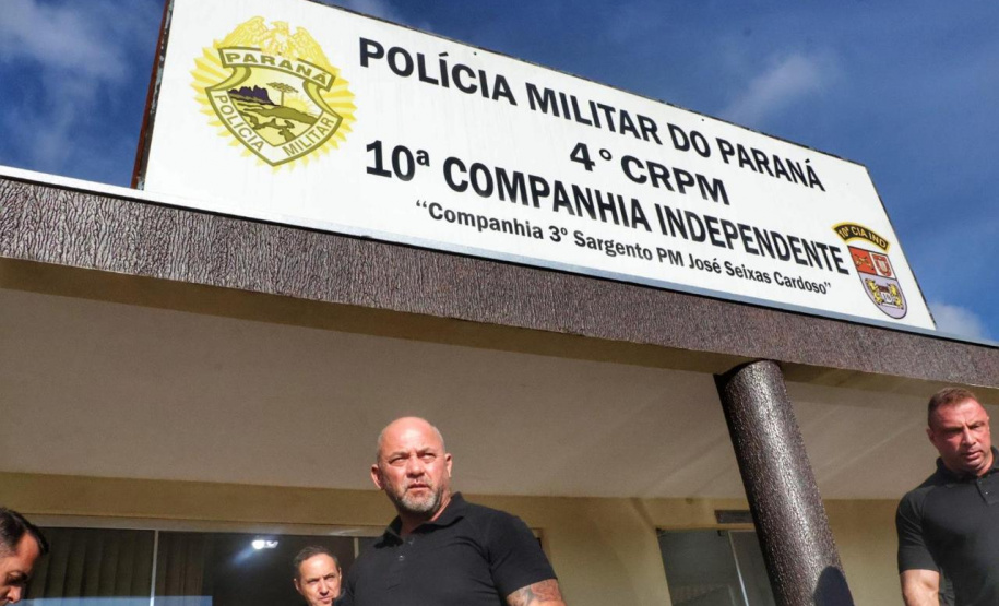 Secretário da Segurança visita Laranjeiras do Sul, Cantagalo e Pinhão