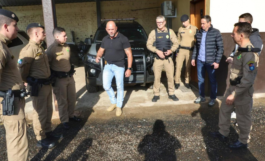 Secretário da Segurança visita Laranjeiras do Sul, Cantagalo e Pinhão