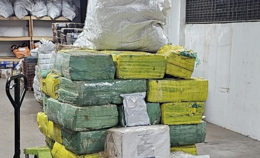 PMPR e PCPR apreendem quase uma tonelada de maconha em ação integrada com a PF