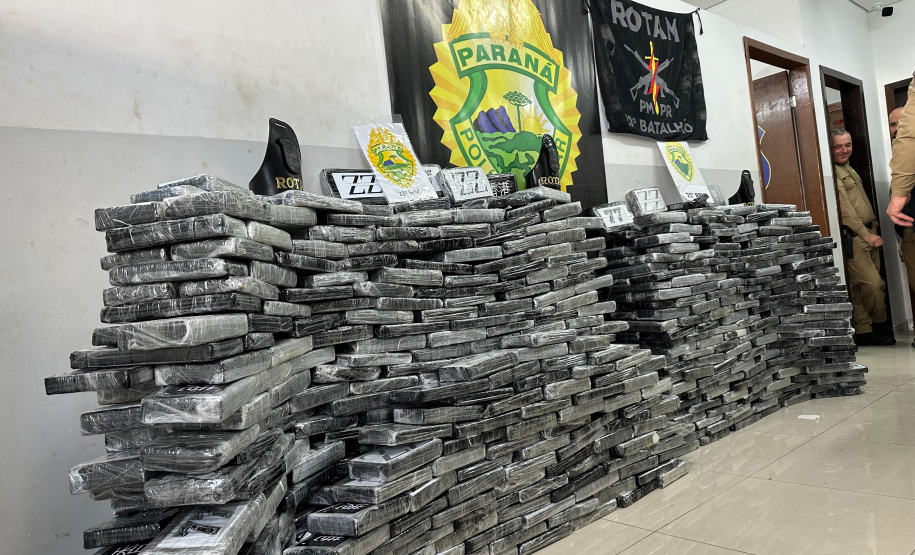 PMPR apreende mais de meia tonelada de cocaína em Curitiba