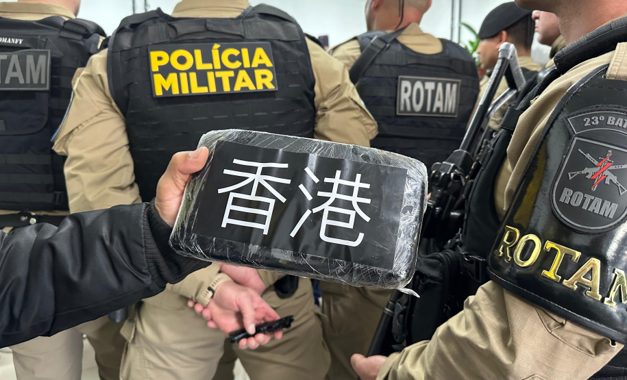 PMPR apreende mais de 800 quilos de cocaína em Curitiba