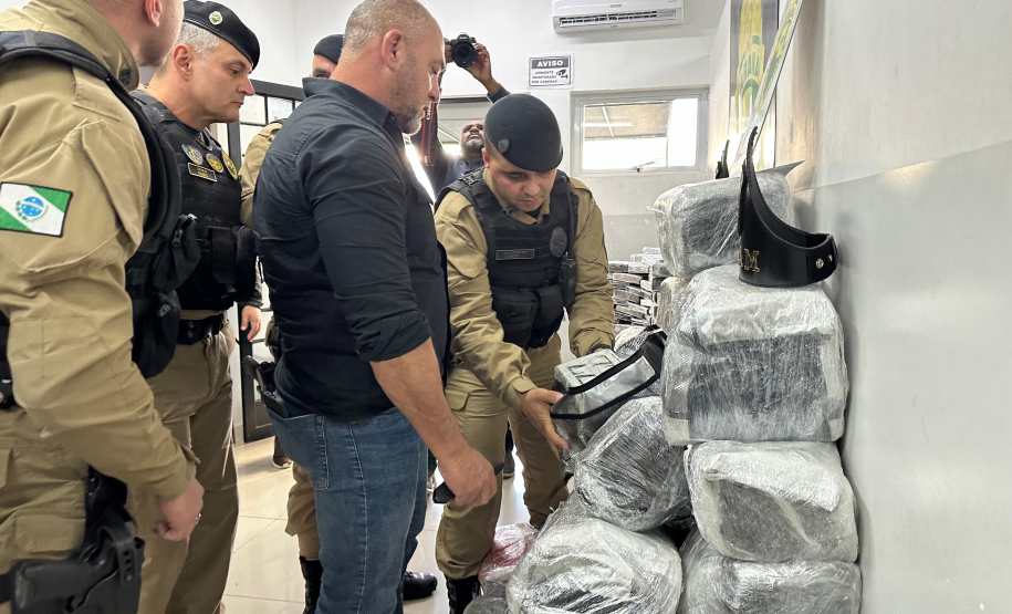PMPR apreende mais de meia tonelada de cocaína em Curitiba