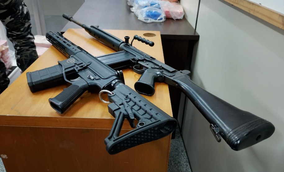 PCPR apreende diversas substâncias e armamentos em Campo Largo