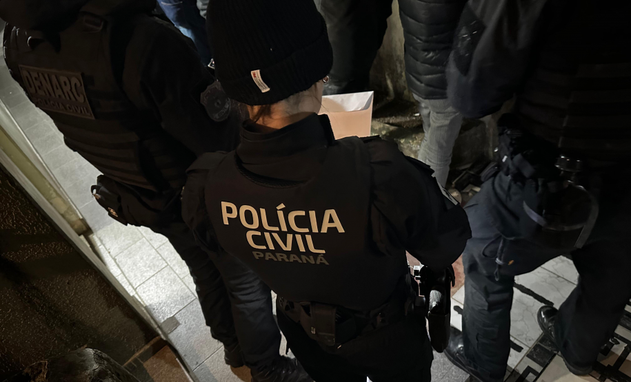 PCPR e PMPR cumprem 172 mandados em megaoperação contra grupo que controlava o tráfico no Centro de Curitiba