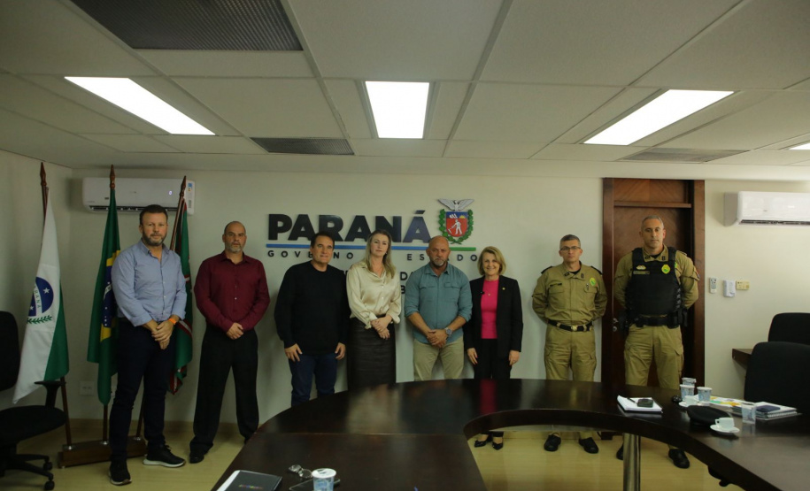 Secretário Hudson recebe deputada estadual Marcia Huçulak e vereador Tico Kuzma