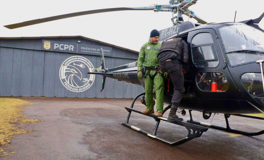 PCPR celebra 9 anos do Grupamento de Operações Aéreas com 3.800 missões