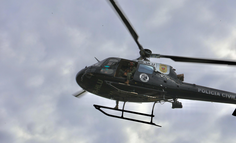 PCPR celebra 9 anos do Grupamento de Operações Aéreas com 3.800 missões