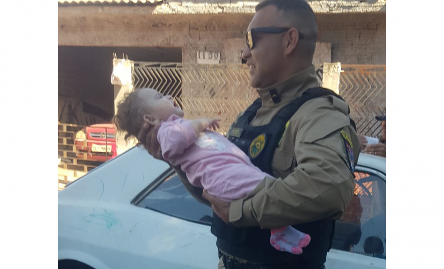 Equipe da PMPR salva bebê que estava sem respirar em Sarandi