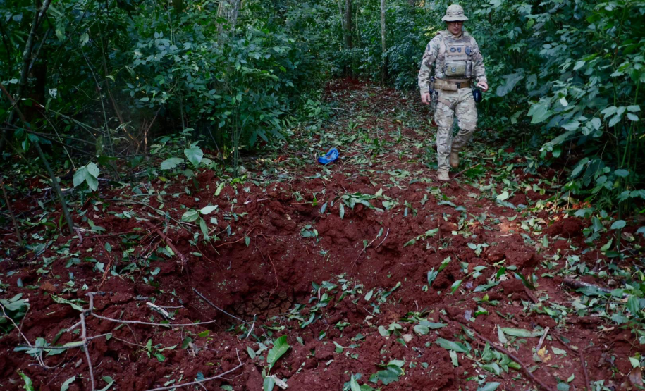 Ação integrada desativa porto clandestino usado para o tráfico na fronteira com o Paraguai