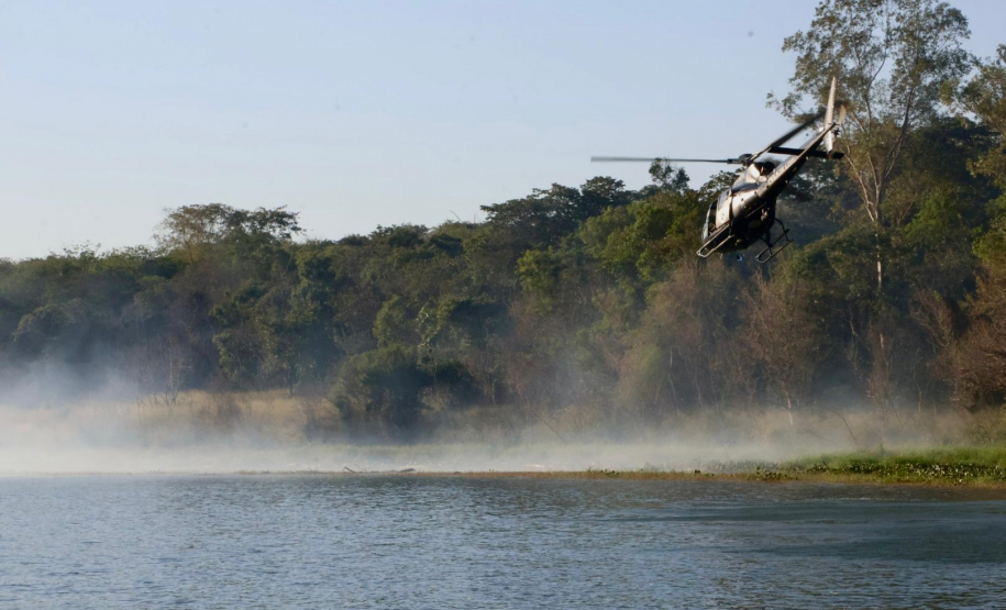 Ação integrada desativa porto clandestino usado para o tráfico na fronteira com o Paraguai