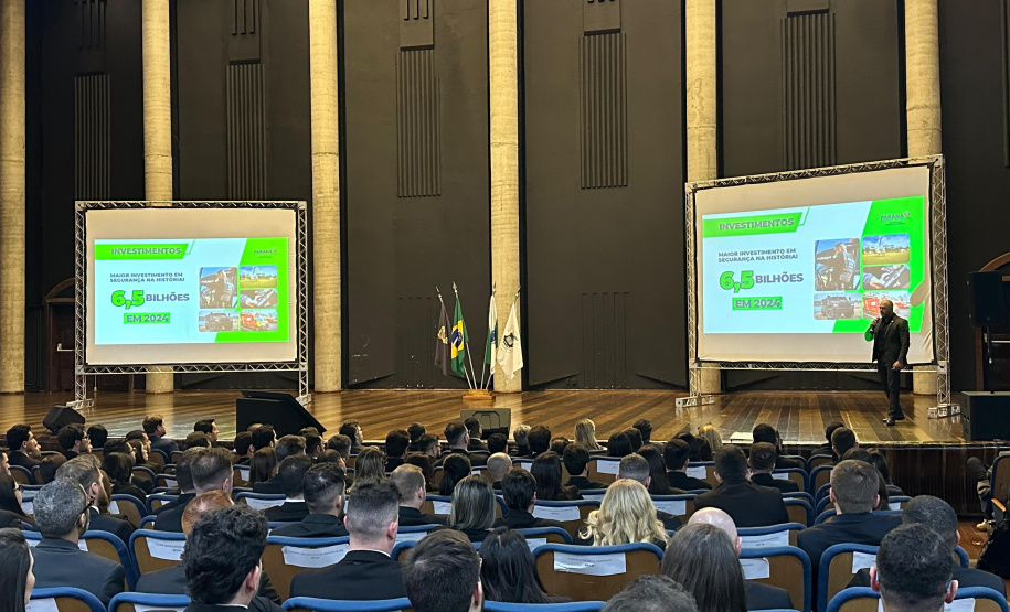 PCPR inicia curso de formação para 560 novos policiais civis em Curitiba