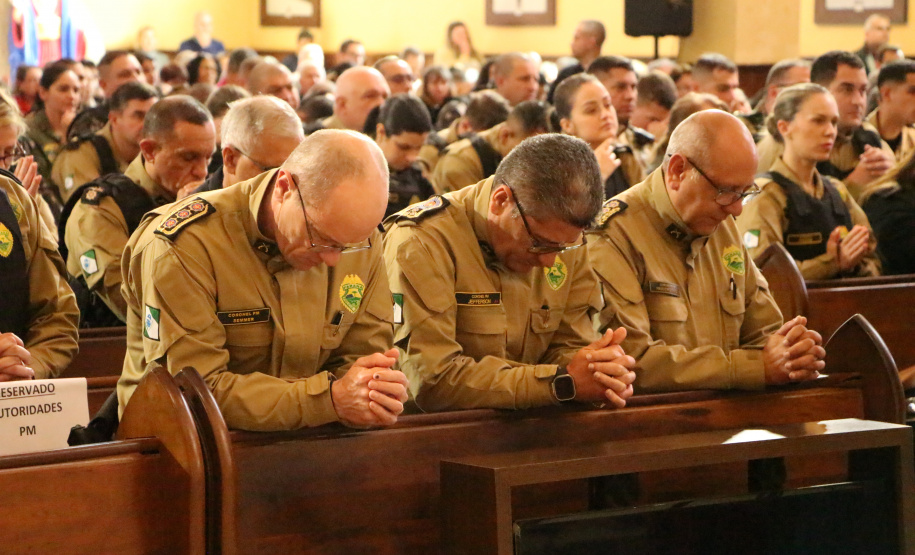 Missa de Ação de Graças em Curitiba celebra 171 anos da Polícia Militar do Paraná