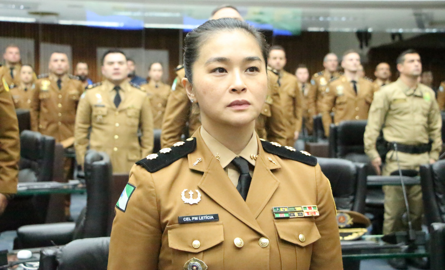 Sessão Solene na Assembleia Legislativa do Paraná celebra 171 anos da PMPR com homenagem a policiais militares