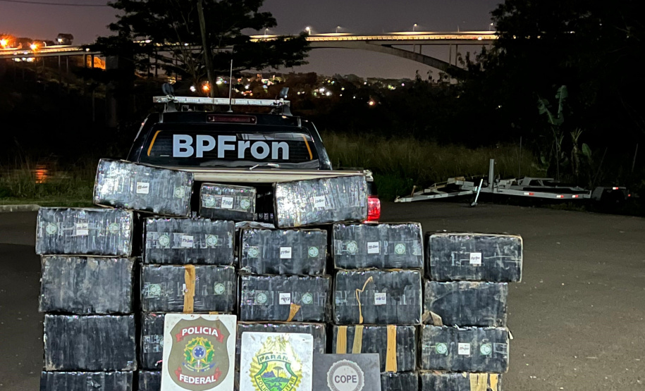 PMPR apreende 950 quilos de maconha no fim de semana: prejuízo milionário ao tráfico